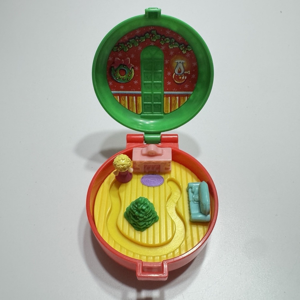 Vintage Polly Pocket Bluebird Mini McDonald's Crank Motion Toy Christmas 1993